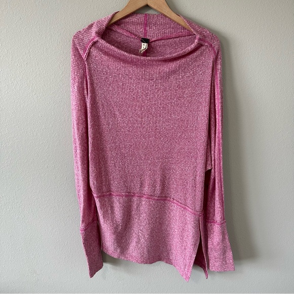 We The Free Londontown Pink Thermal Tunic Top Small - Picture 2 of 16